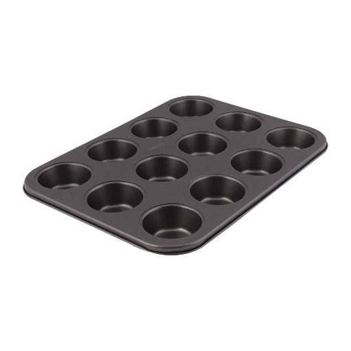 Εικόνα της Ταψί για Muffins με Καπάκι Lamart 35cm Black/Red LT3103
