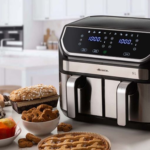 Εικόνα της Φριτέζα Αέρος Ariete 4625 Air Fryer 9L Dual Black/Silver