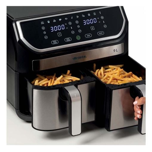 Εικόνα της Φριτέζα Αέρος Ariete 4625 Air Fryer 9L Dual Black/Silver