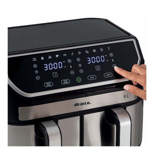 Εικόνα της Φριτέζα Αέρος Ariete 4625 Air Fryer 9L Dual Black/Silver