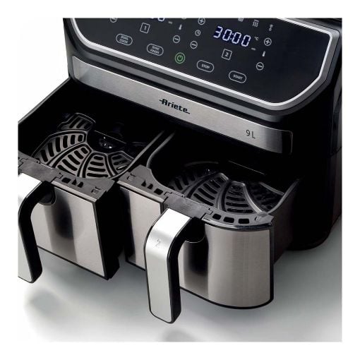 Εικόνα της Φριτέζα Αέρος Ariete 4625 Air Fryer 9L Dual Black/Silver