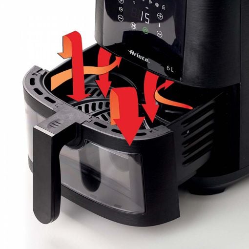 Εικόνα της Φριτέζα Αέρος Ariete 4626 Air Fryer 6L Glass Black
