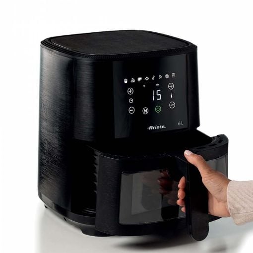 Εικόνα της Φριτέζα Αέρος Ariete 4626 Air Fryer 6L Glass Black