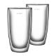Εικόνα της Σετ Γυάλινα Ποτήρια Latte Lamart Vaso 380ml 2τμχ Clear LT9011
