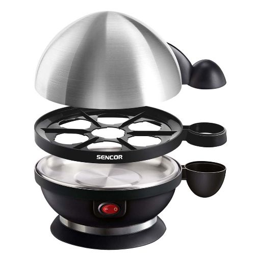 Εικόνα της Βραστήρας Αυγών Sencor SEG 720BS 7 Θέσεων 380W Black/Silver