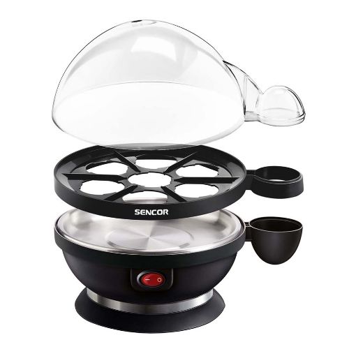 Εικόνα της Βραστήρας Αυγών Sencor SEG 710BP 7 Θέσεων 380W Black/Silver