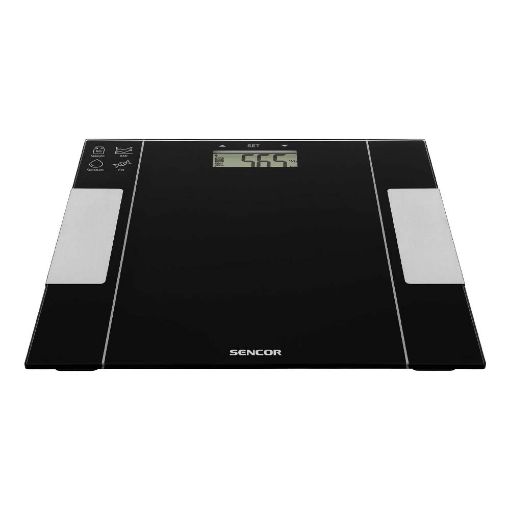 Εικόνα της Ψηφιακή Ζυγαριά Μπάνιου Sencor 5050BK Black