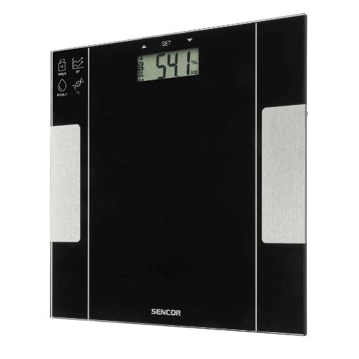 Εικόνα της Ψηφιακή Ζυγαριά Μπάνιου Sencor 5050BK Black