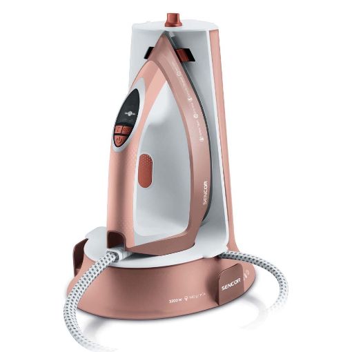 Εικόνα της Σύστημα Σιδερώματος Sencor 5.5bar 3200W White/Pink Gold SSI 0910RS