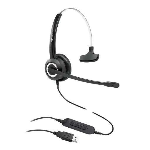 Εικόνα της Headset VBet VT6200UNC Mono Quick Disconnect Wired HD Black