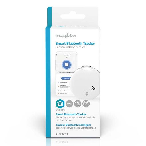 Εικόνα της Nedis SmartLife Keyfinder Bluetooth White BTKF10WT