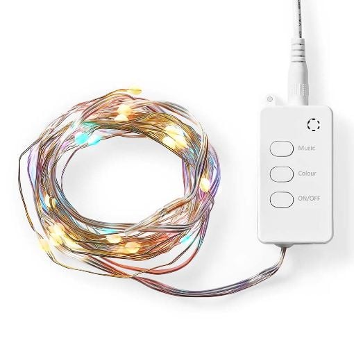 Εικόνα της Nedis SmartLife LED Strip RGB Wi-Fi 2700-6500K 400lm 5m WIFILX51RGB
