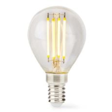 Εικόνα της Λάμπα LED Nedis E14 Filament Dimmable 2700K 470lm 4.5W Warm White LBFE14G452