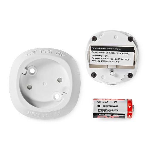 Εικόνα της Ανιχνευτής Καπνού Nedis SmartLife Zigbee 85dB White ZBDS10WT