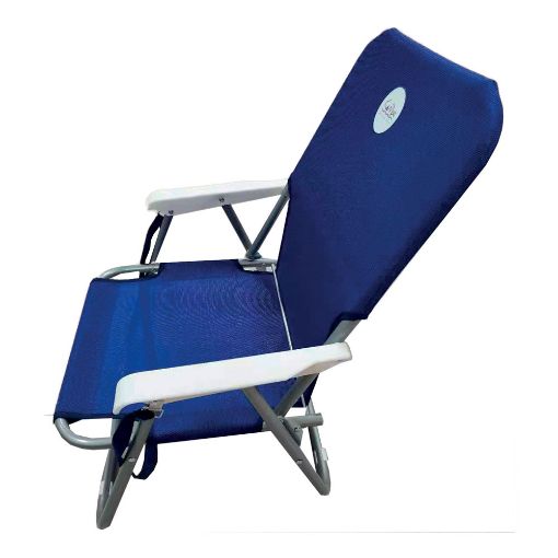 Εικόνα της Καρέκλα Παραλίας Campo Beach 1 Aναδιπλούμενη Αλουμινίου Blue 6005040