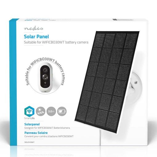 Εικόνα της Nedis Solar Panel for Camera Nedis SmartLife 5.3V White SOLCH10WT