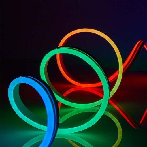 Εικόνα της Nedis SmartLife Neon-Style LED Strip RGB Wi-Fi 2700K 480lm IP65 5m WIFILN51CRGB