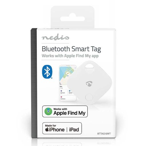 Εικόνα της Nedis Smart Tag Keyfinder Bluetooth White BTTAG10WT