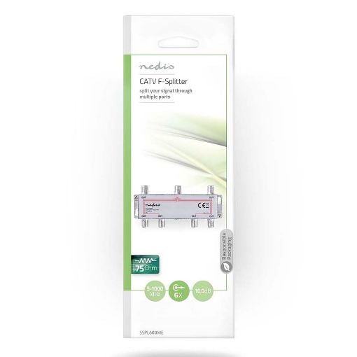 Εικόνα της Nedis Διακλαδωτής CATV Splitter SSPL600ME