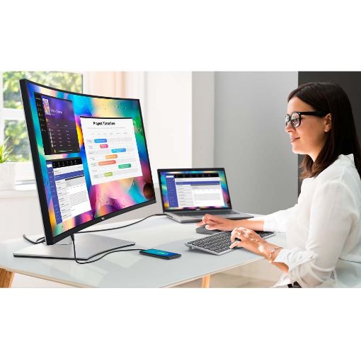 Εικόνα της Οθόνη Dell UltraSharp U3824DW 38" Curved IPS WQHD+ USB-C Hub Monitor Silver 210-BHXB
