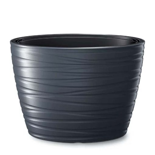 Εικόνα της Γλάστρα Prosperplast Maze 56Lt Anthracite DBMZE600-S433