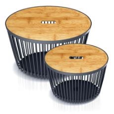 Εικόνα της Σετ Καλαθιών Prosperplast Cubo 2 τμχ 568x450x348mm Anthracite ICLUE1ST-S433