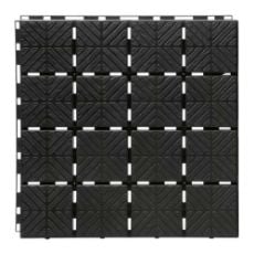 Εικόνα της Prosperplast Easy Square 20 x 400mm 9 τμχ Black IES40-S411