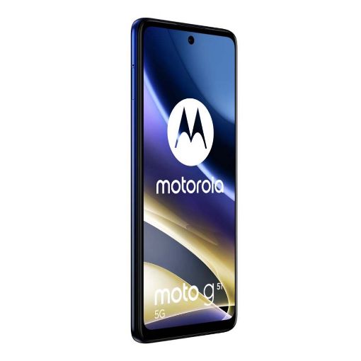 Εικόνα της Smartphone Motorola Moto G51 5G NFC Dual-SIM 4GB 64GB Indigo Blue PAS80005PL