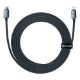 Εικόνα της Καλώδιο Baseus Crystal Shine USB-C to Lightning Braided 20W 2m Black CAJY000301