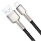 Εικόνα της Καλώδιο Baseus Cafule USB-A to Lightning 2.4A 1m Black/Silver CALJK-A01