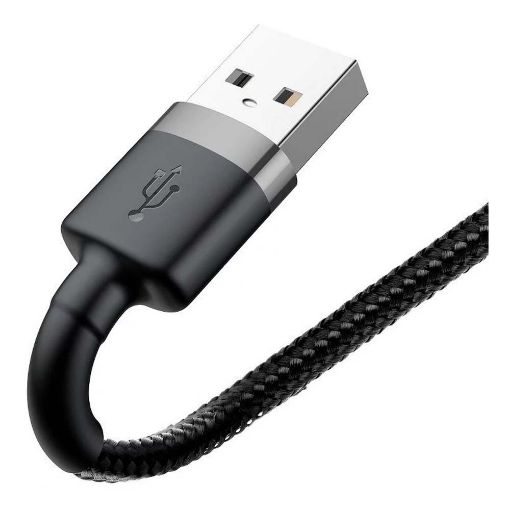 Εικόνα της Καλώδιο Baseus Cafule USB to Lightning 0.5m Black/Gray CALKLF-AG1