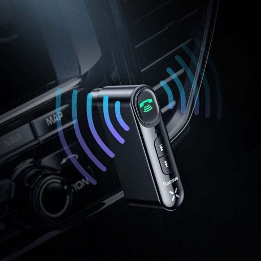 Εικόνα της Baseus AUX Car Bluetooth Receiver Black WXQY010001