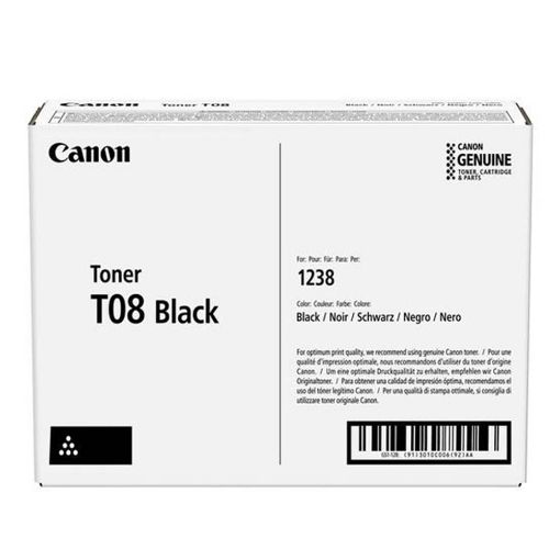 Εικόνα της Toner Canon T08 Black 3010C006