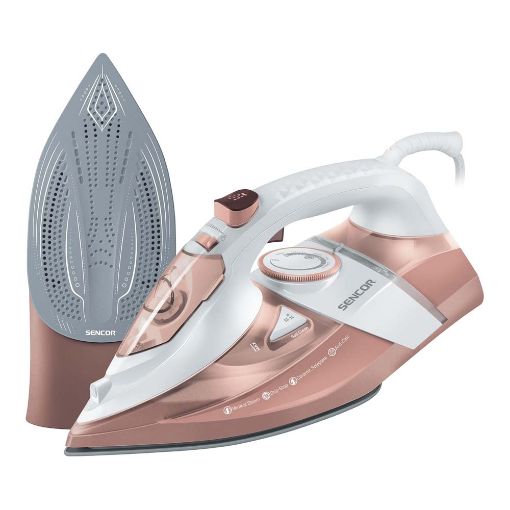 Εικόνα της Σίδερο Ατμού Sencor 3200W Pink Gold SSI 8300RS