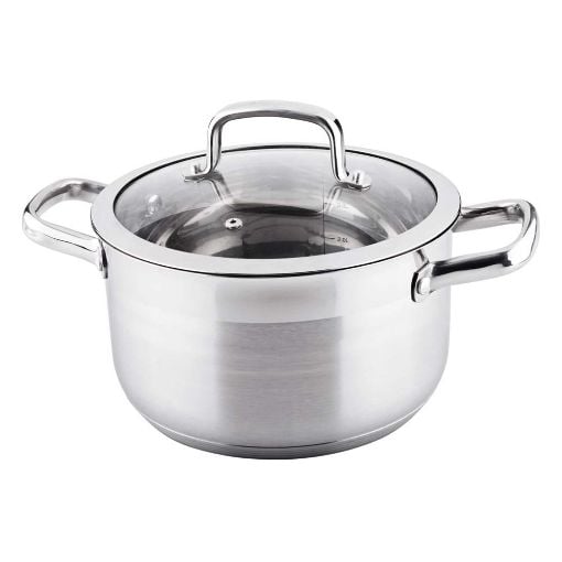 Εικόνα της Κατσαρόλα Lamart Prestige Ανοξείδωτη 4.7Lt 22cm Silver LTSS2212