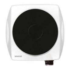 Εικόνα της Μονή Επιτραπέζια Εμαγιέ Εστία Sencor 1500W White SCP 1503WH-EUE4
