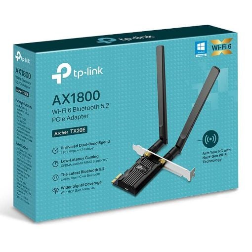Εικόνα της Wireless Lan Card Tp-Link Archer TX20E v1 AX1800 Dual-Band