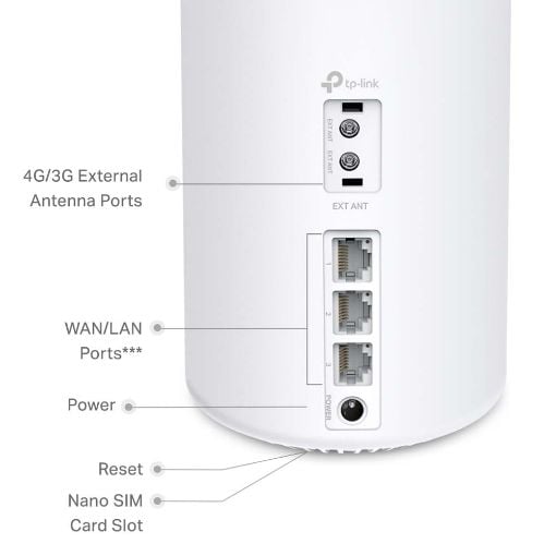 Εικόνα της Access Point Tp-Link Deco X50 4G+ AX3000 Whole Home Mesh WiFi 6 Gateway
