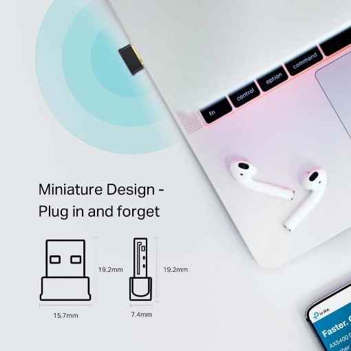 Εικόνα της WiFi/Bluetooth USB Adapter TP-Link Archer T2UB AC600 Nano