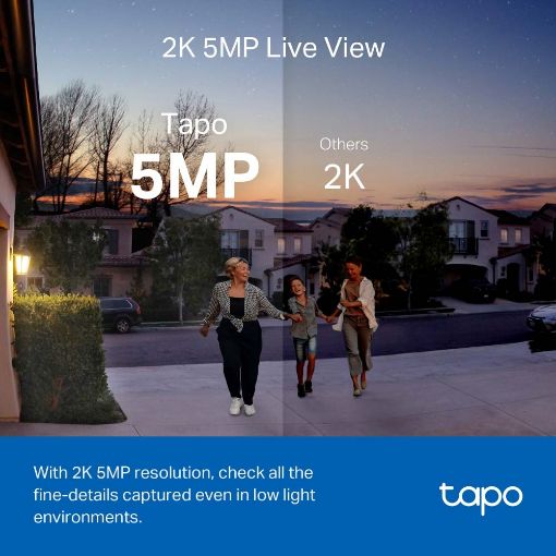 Εικόνα της Smart Battery Video Doorbell Tp-Link Tapo D230S1 2Κ