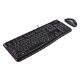 Εικόνα της Πληκτρολόγιο-Ποντίκι Logitech MK120 Wired Black (US) 920-002562