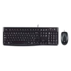Εικόνα της Πληκτρολόγιο-Ποντίκι Logitech MK120 Wired Black (US) 920-002562