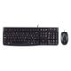 Εικόνα της Πληκτρολόγιο-Ποντίκι Logitech MK120 Wired Black (US) 920-002562