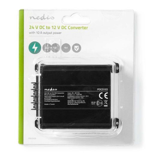 Εικόνα της Μετατροπέας Τάσης Nedis DC/DC 24V σε 12V 120W POCO103