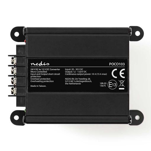 Εικόνα της Μετατροπέας Τάσης Nedis DC/DC 24V σε 12V 120W POCO103