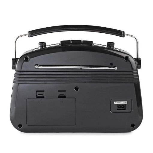 Εικόνα της Nedis Φορητό Ραδιόφωνο Retro Black RDFM5000BK