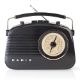 Εικόνα της Nedis Φορητό Ραδιόφωνο Retro Black RDFM5000BK