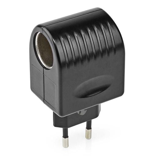 Εικόνα της Power Socket Adapter Nedis 230V AC to 12V DC Car Cigarette Chassis Black WACA12V