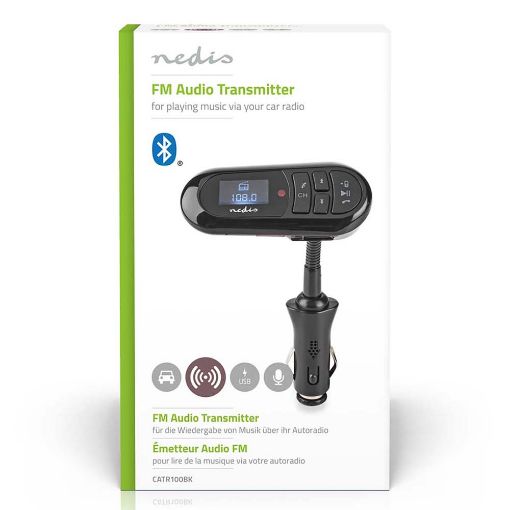Εικόνα της Nedis FM Transmitter Bluetooth Black CATR100BK