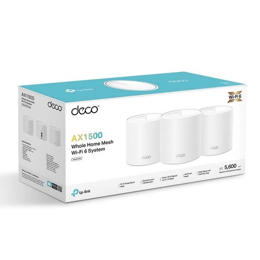 Εικόνα της Access Point TP-Link Deco X10 v1 Whole Home Mesh WiFi 6 System AX1500 (3-Pack)